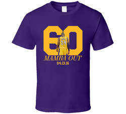 Kobe Bryant 60 Points La Los Angeles Basketball T Shirt Kobe Bryant 60 Points La Los Angeles Basketball T Shirt