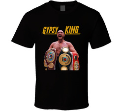 Tyson Fury Gypsy King British Boxing Champion Fight Fan T Shirt