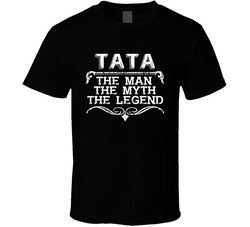 Tata The Man The Myth The Legend Dad Father's Day Czech T Shirt Tata The Man The Myth The Legend Dad Father's Day Czech T Shirt