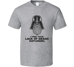 I Find Your Lack Of Beard Disturbing Darth Helmet Worn Look T Shirt I Find Your Lack Of Beard Disturbing Darth Helmet Worn Look T Shirt