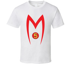 Speed Racer Mach 5 Car Logo Japanese Racing Cartoon T Shirt