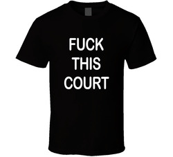 Fuck This Court Funny The People Vs Larry Flynt Popular Movie T Shirt