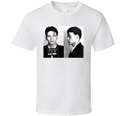 Frank Sinatra Retro Arrested Celebrity Mugshot Vintage Grunge Look T Shirt