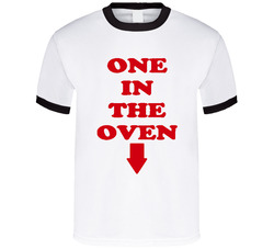 One In The Oven Funny Police Academy Popular Movie T Shirt One In The Oven Funny Police Academy Popular Movie T Shirt
