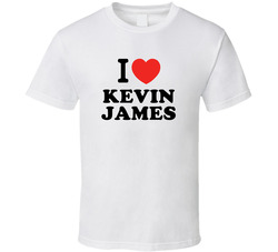 I Heart Kevin James Action Movie Star Actor Fan T Shirt I Heart Kevin James Action Movie Star Actor Fan T Shirt