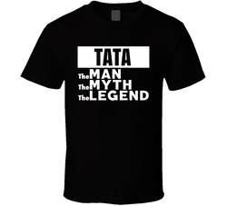 Tata The Man The Myth The Legend Father's Day Gift Dad Czech T Shirt Tata The Man The Myth The Legend Father's Day Gift Dad Czech T Shirt