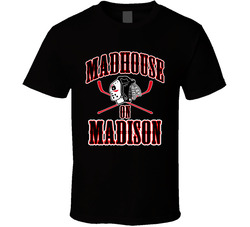 Blackhawks Madhouse On Madison Hockey T Shirt