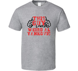 This Guy Loves Weird Al Yankovic Thumbs Up Guy Cool Stand Up Comedian T Shirt