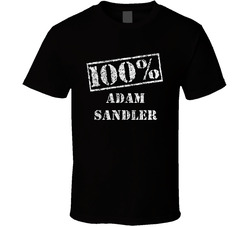 Adam Sandler 100 Percent Comedian Comedy Worn Look Fan T Shirt Adam Sandler 100 Percent Comedian Comedy Worn Look Fan T Shirt