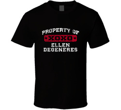 Property Of Ellen Degeneres Comedian Comedy Worn Look Fan T Shirt Property Of Ellen Degeneres Comedian Comedy Worn Look Fan T Shirt