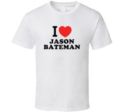 I Heart Jason Bateman Action Movie Star Actor Fan T Shirt