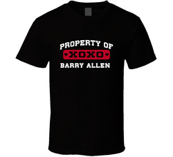 Barry Allen I Love Property Of T Shirt Barry Allen I Love Property Of T Shirt