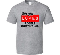 This Girl Loves Robert Downey, Jr. Red Love Cool Stand Up Comedian T Shirt This Girl Loves Robert Downey, Jr. Red Love Cool Stand Up Comedian T Shirt