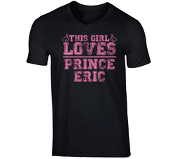 This Girl Loves Prince Eric The Little Mermaid Cartoon Character T Shirt