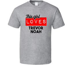 This Girl Loves Trevor Noah Red Love Cool Stand Up Comedian T Shirt