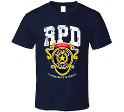Resident Evil Raccoon City Police Video Game T Shirt Resident Evil Raccoon City Police Video Game T Shirt