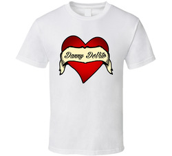 Danny Devito Arm Tattoo Love Adore Fan Stand Up Comedian T Shirt