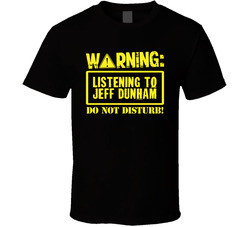Listening To Jeff Dunham Do Not Disturb Funny Stand Up Comedian T Shirt