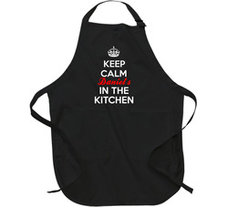 Keep Calm Daniel Is In The Kitchen Funny Cooking Custom Father's Day Gift Apron