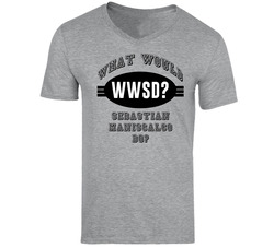 Sebastian Maniscalco Funny Comedian Comedy Wwjd What Would Jessus Do Parody For T Shirt
