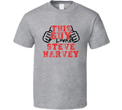 This Guy Loves Steve Harvey Thumbs Up Guy Cool Stand Up Comedian T Shirt