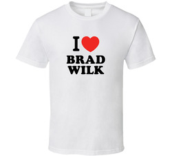 I Love Brad Wilk Drummer Band Music Fan T Shirt