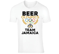Beer Olympics Team Jamaica Country World Funny Drinking T Shirt Beer Olympics Team Jamaica Country World Funny Drinking T Shirt