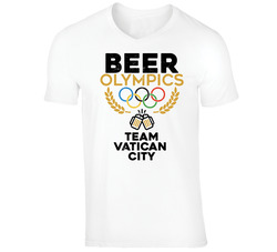 Beer Olympics Team Vatican City Country World Funny Drinking T Shirt Beer Olympics Team Vatican City Country World Funny Drinking T Shirt