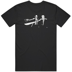 Freddy Kruger Jason Voorhees Pulp Fiction Parody Movie T T Shirt Freddy Kruger Jason Voorhees Pulp Fiction Parody Movie T T Shirt