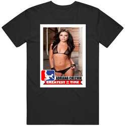 Adriana Chechik Greatest Of All Time Baseball Card Funny Porn T Shirt Adriana Chechik Greatest Of All Time Baseball Card Funny Porn T Shirt
