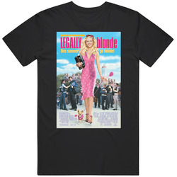 Legally Blonde Cool 21st Century Comedy Classic Movie  Fan T Shirt