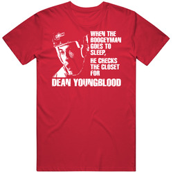 Dean Youngblood Hockey Movie Rob Lowe Boogeyman T Shirt
