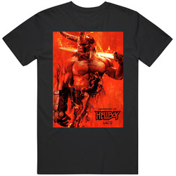 Hellboy 2018 Cult Classic Comic Book Horror Movie T Shirt