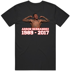 Aaron Hernandez Rest In Peace 2017 New England Football Sports T Shirt