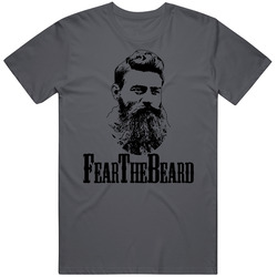 Ned Kelly Gang Australia Fear The Beard T Shirt
