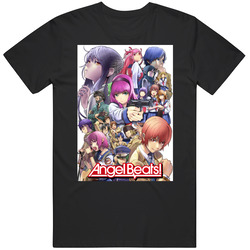 Angel Beats Anime Tv Show Cool Fan T Shirt Angel Beats Anime Tv Show Cool Fan T Shirt