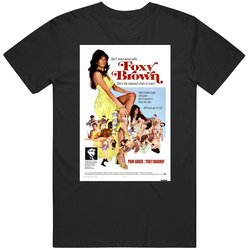 Foxy Brown cool 70's Vintage Classic Action Movie Fan T Shirt Foxy Brown cool 70's Vintage Classic Action Movie Fan T Shirt