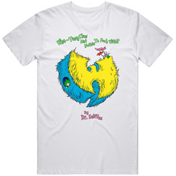 Wu Tang Dr Seuss Parody Hip Hop Music Classic Brand New White T Shirt Wu Tang Dr Seuss Parody Hip Hop Music Classic Brand New White T Shirt