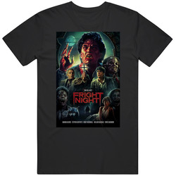 Fright Night 1985 Brand New Classic Horror Movie Black T Shirt Fright Night 1985 Brand New Classic Horror Movie Black T Shirt