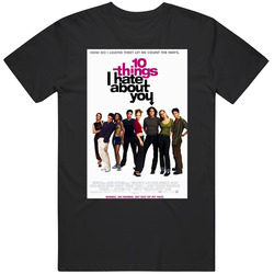 10 Things I Hate About You Cool 90's Comedy Vintage Classic Movie Fan T Shirt 10 Things I Hate About You Cool 90's Comedy Vintage Classic Movie Fan T Shirt