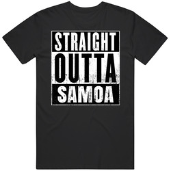 Straight Outta Samoa Country Movie Cool Parody T Shirt Straight Outta Samoa Country Movie Cool Parody T Shirt