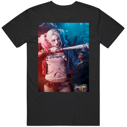 Harley Quinn Bang! Margot Robbie Suicide Squad Superhero Comic Moviet T Shirt Harley Quinn Bang! Margot Robbie Suicide Squad Superhero Comic Moviet T Shirt