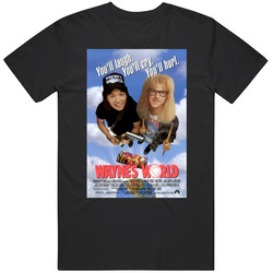 Wayne's World Cool 90's Comedy Vintage Classic Movie Fan T Shirt Wayne's World Cool 90's Comedy Vintage Classic Movie Fan T Shirt