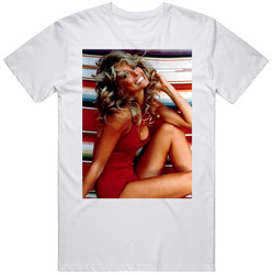 Farrah Fawcett 1970s Sexy Pinup Celebrity Tv Show T Shirt Farrah Fawcett 1970s Sexy Pinup Celebrity Tv Show T Shirt