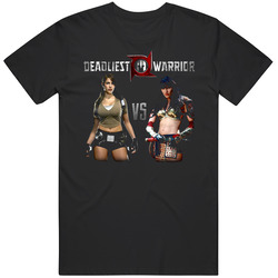 Lara Croft Vs Xena T Shirt Lara Croft Vs Xena T Shirt