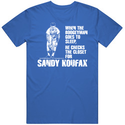 Baseball Los Angeles Sandy Koufax Boogeyman T Shirt
