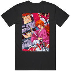 Rurouni Kenshin Anime Tv Show Cool Fan T Shirt Rurouni Kenshin Anime Tv Show Cool Fan T Shirt