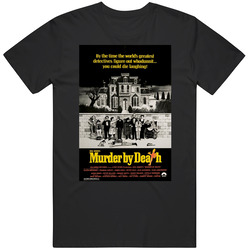 Murder By Death Cool 70's Comedy Vintage Classic Movie Fan T Shirt Murder By Death Cool 70's Comedy Vintage Classic Movie Fan T Shirt
