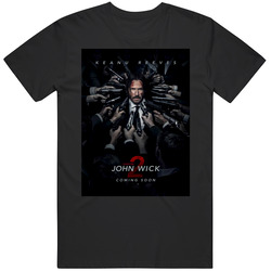 John Wick Chapter 2 He's Back Cult Action Movie T Shirt John Wick Chapter 2 He's Back Cult Action Movie T Shirt
