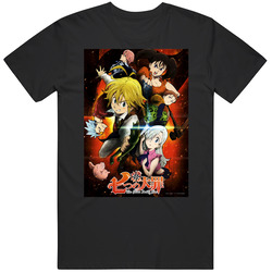 Seven Deadly Sins Anime Tv Show Cool Fan T Shirt Seven Deadly Sins Anime Tv Show Cool Fan T Shirt
